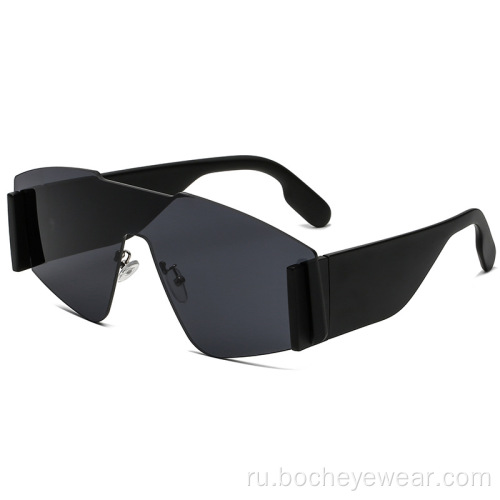 Новые модные цельные солнцезащитные очки в большой оправе Европейские и американские трендовые мужские и женские солнцезащитные очки с широкими ногами через границу avan